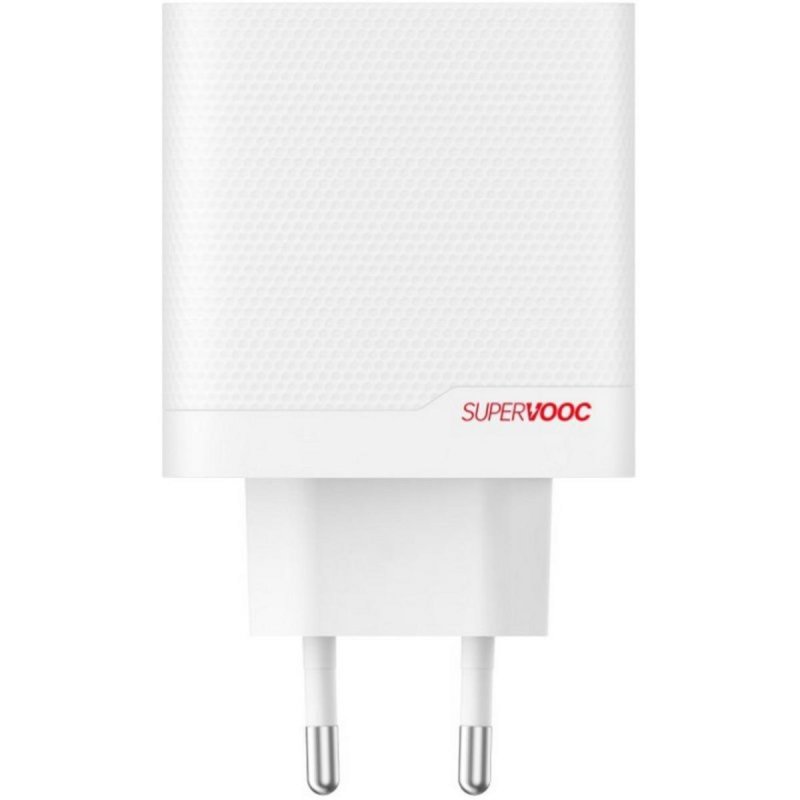 Detalle 2 de OnePlus GaN 80W: cargador doble USB-C/USB-A para uso intensivo y compacto