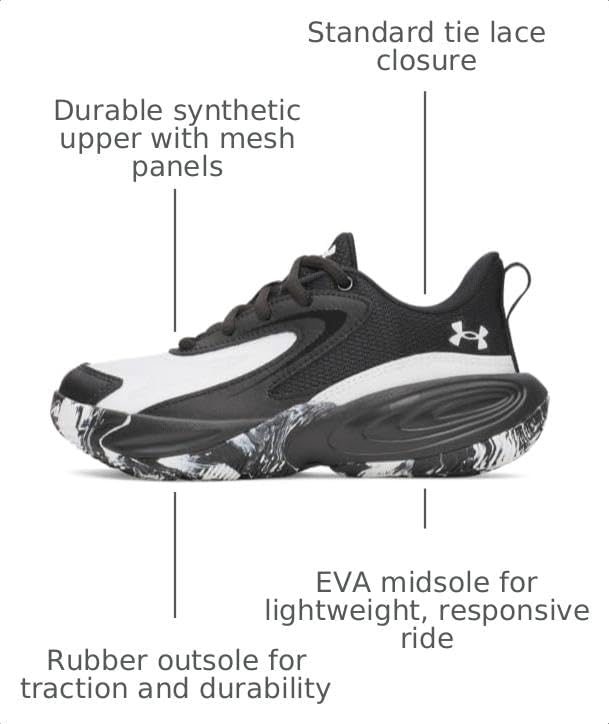 Detalle de Under Armour Kids Basketball Shoes, Lockdown 8