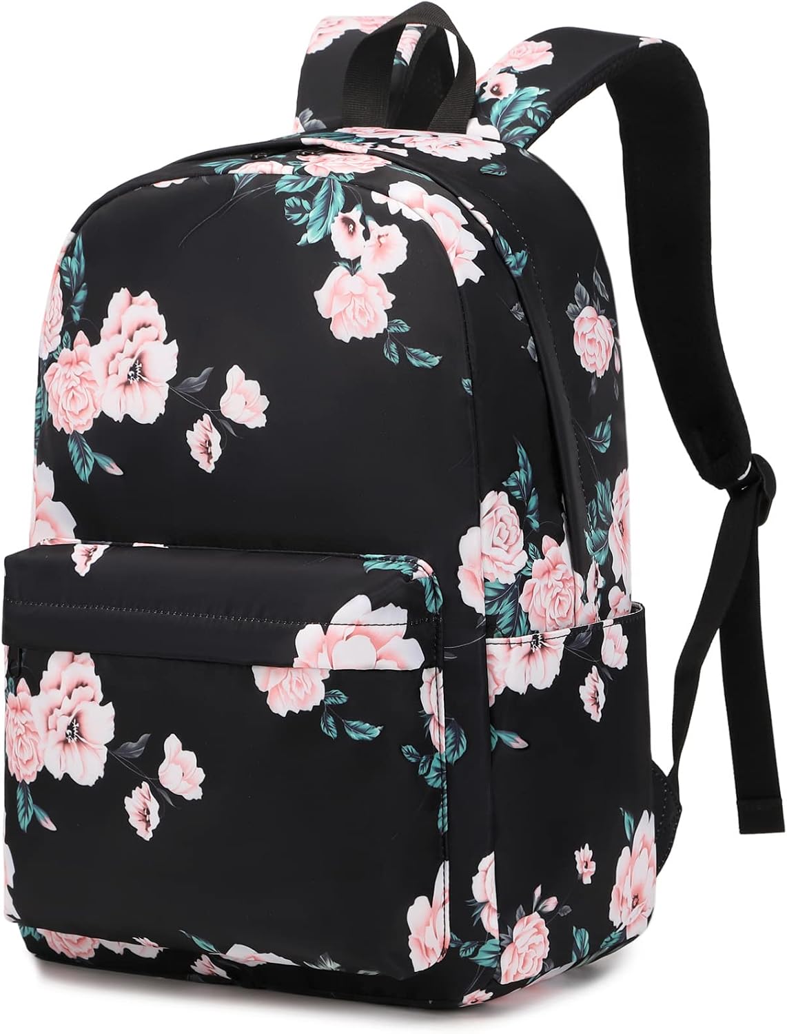 Detalle de Floral School Backpack, Waterproof Polyester, Fits a 15.6-inch Laptop