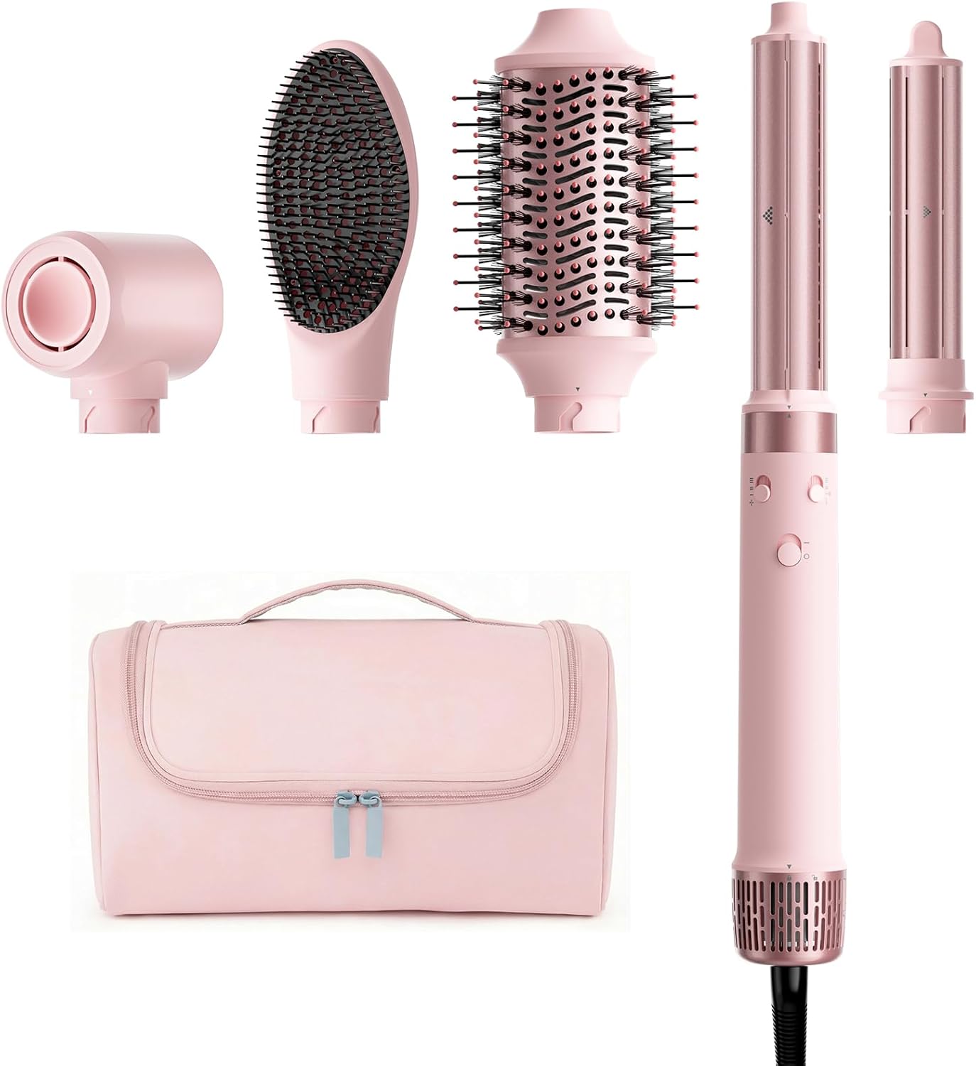 Detalle de MESCOMB 5 in 1 Air Styler & Spazzola Asciugacapelli con doppia tensione, styling liscio/ricci e volume