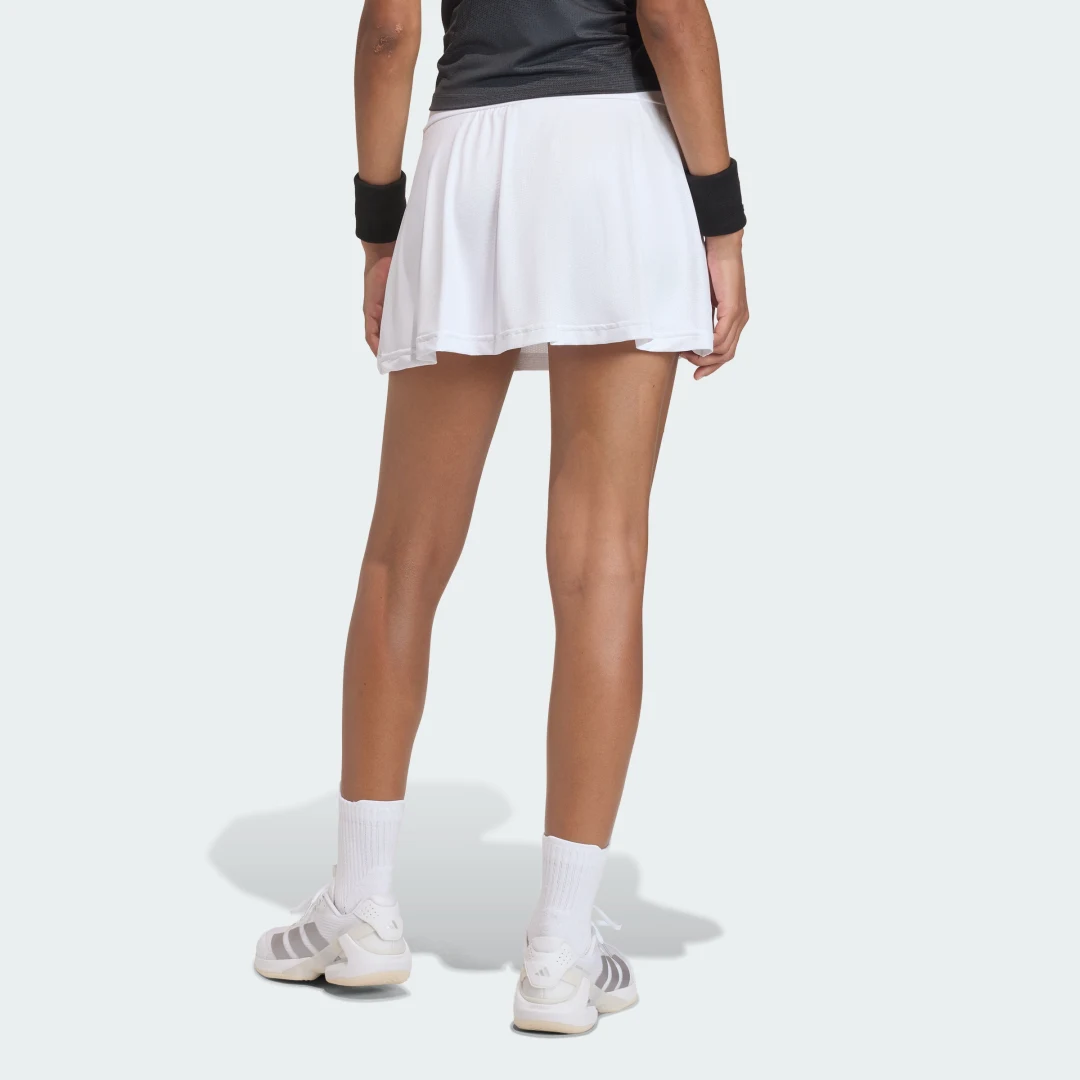 Detalle de Falda estampada de Tennis Club Climacool de Adidas — color blanco