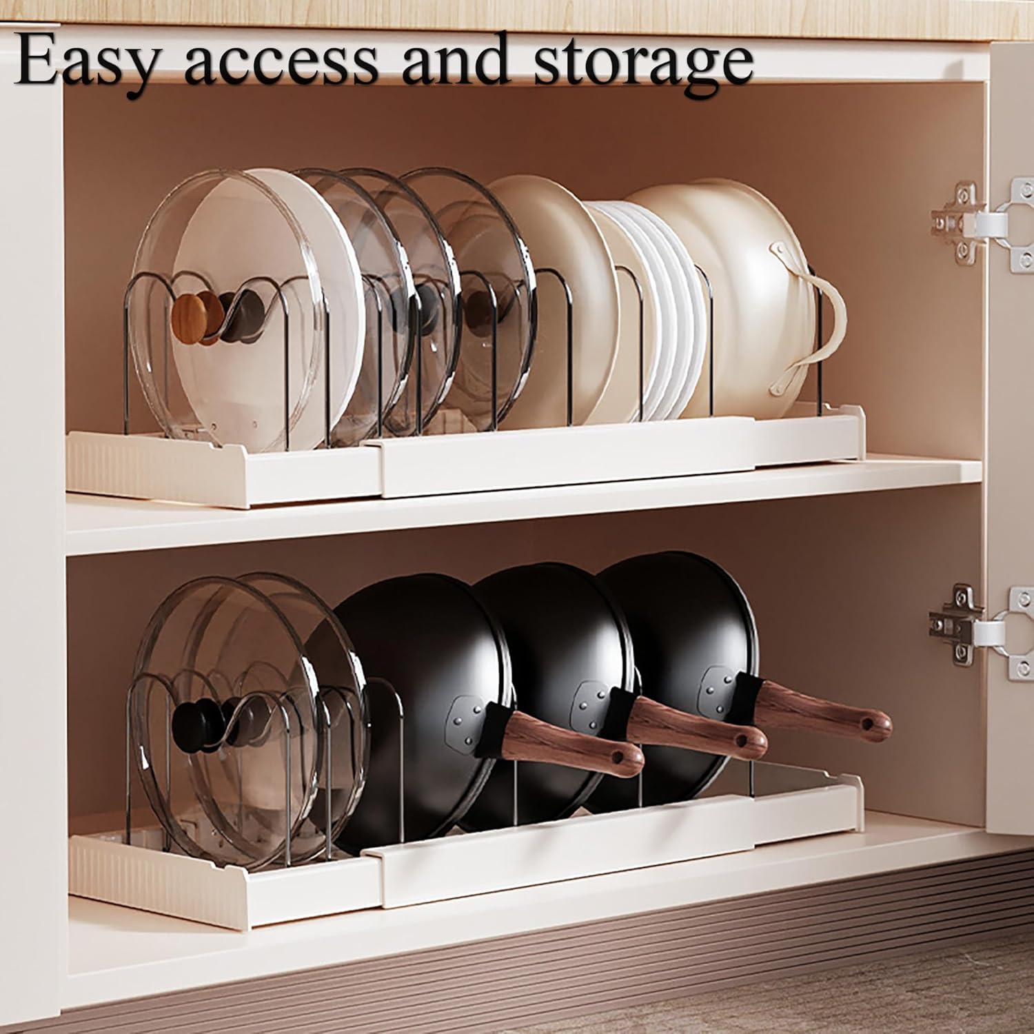 Thumbnail 5 de LICRUGU Pots and Pans Organizer 7 dividers 🍽