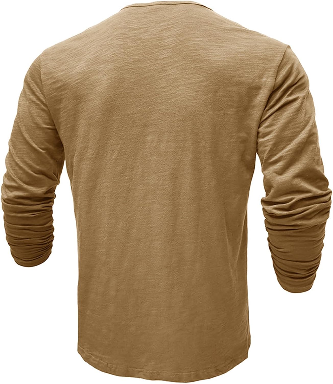 Thumbnail 2 de Henley Langarm T‑Shirt Herren – Langarmshirt mit Knopfleiste, V‑Ausschnitt, Vintage Slim Fit (M–3XL)