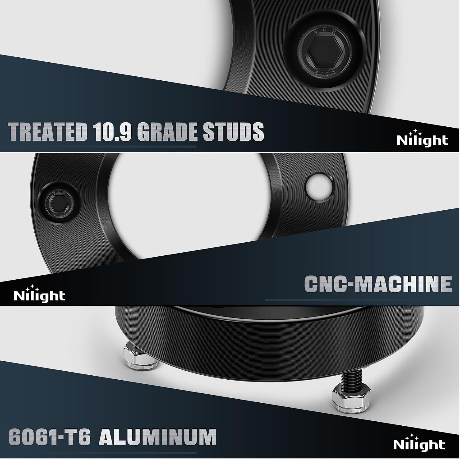 Thumbnail 3 de Nilight 2.5-inch Leveling Lift Kit for 2019-2022 Ford Ranger (2WD/4WD) — Front Strut Spacers