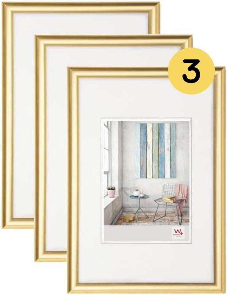 Detalle de walther design KP040WD Trendstyle — Cadres en plastique, lot de 2, 30x40 cm, blanc