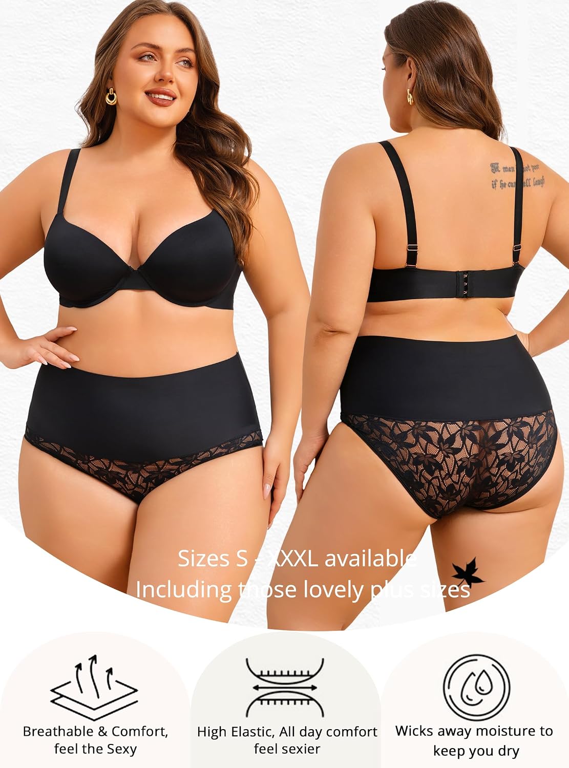 Detalle de QDWQDW Seamless Shapewear Underwear 78% Polyamide