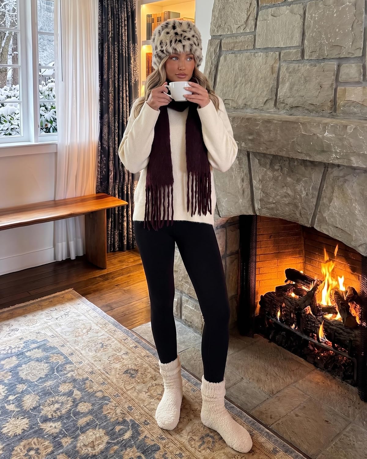 Thumbnail 1 de NexiEpoch Fleece Lined Leggings 1 Pair