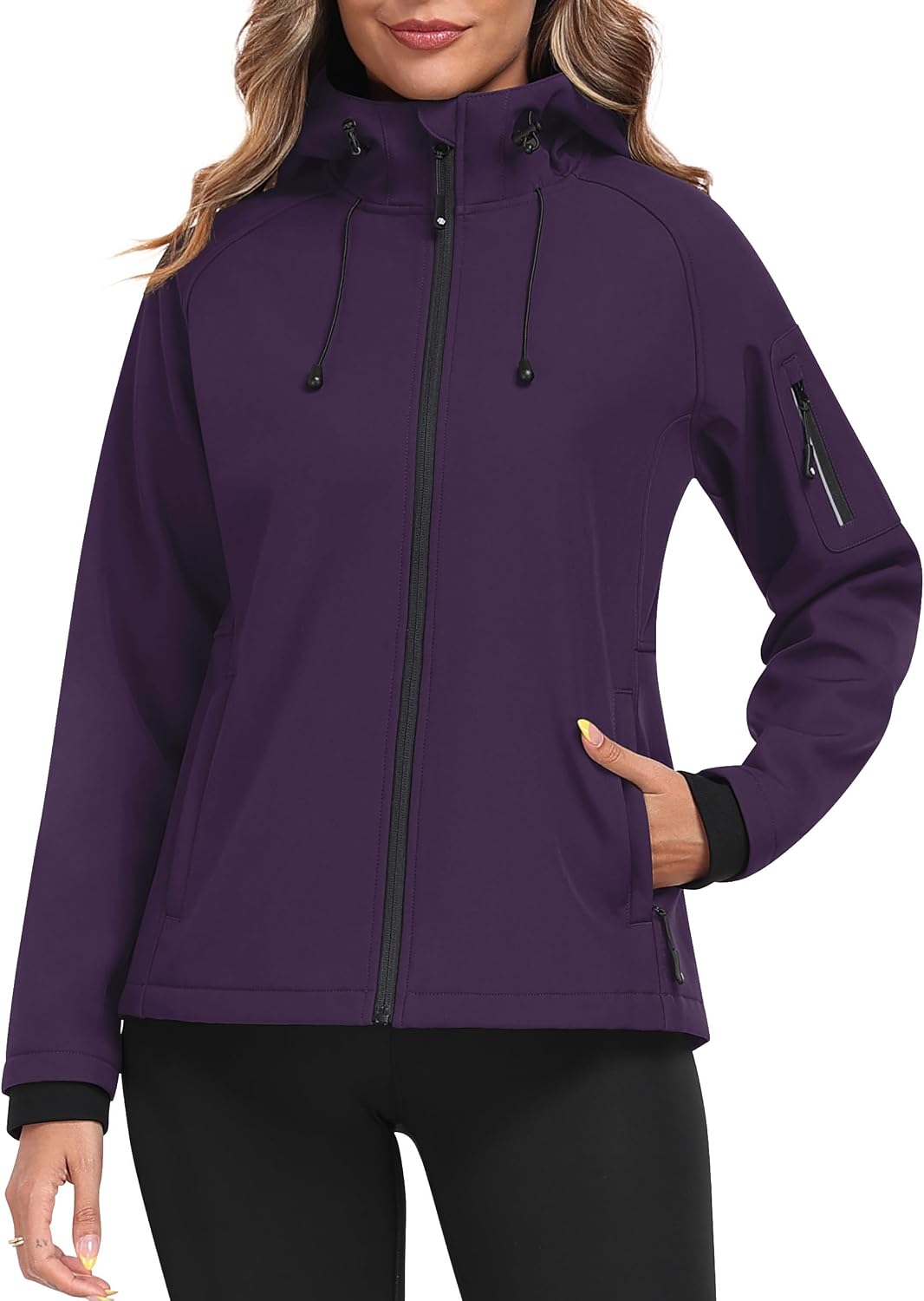 Detalle 2 de MoFiz Women's Softshell Jacket with Fleece Lining