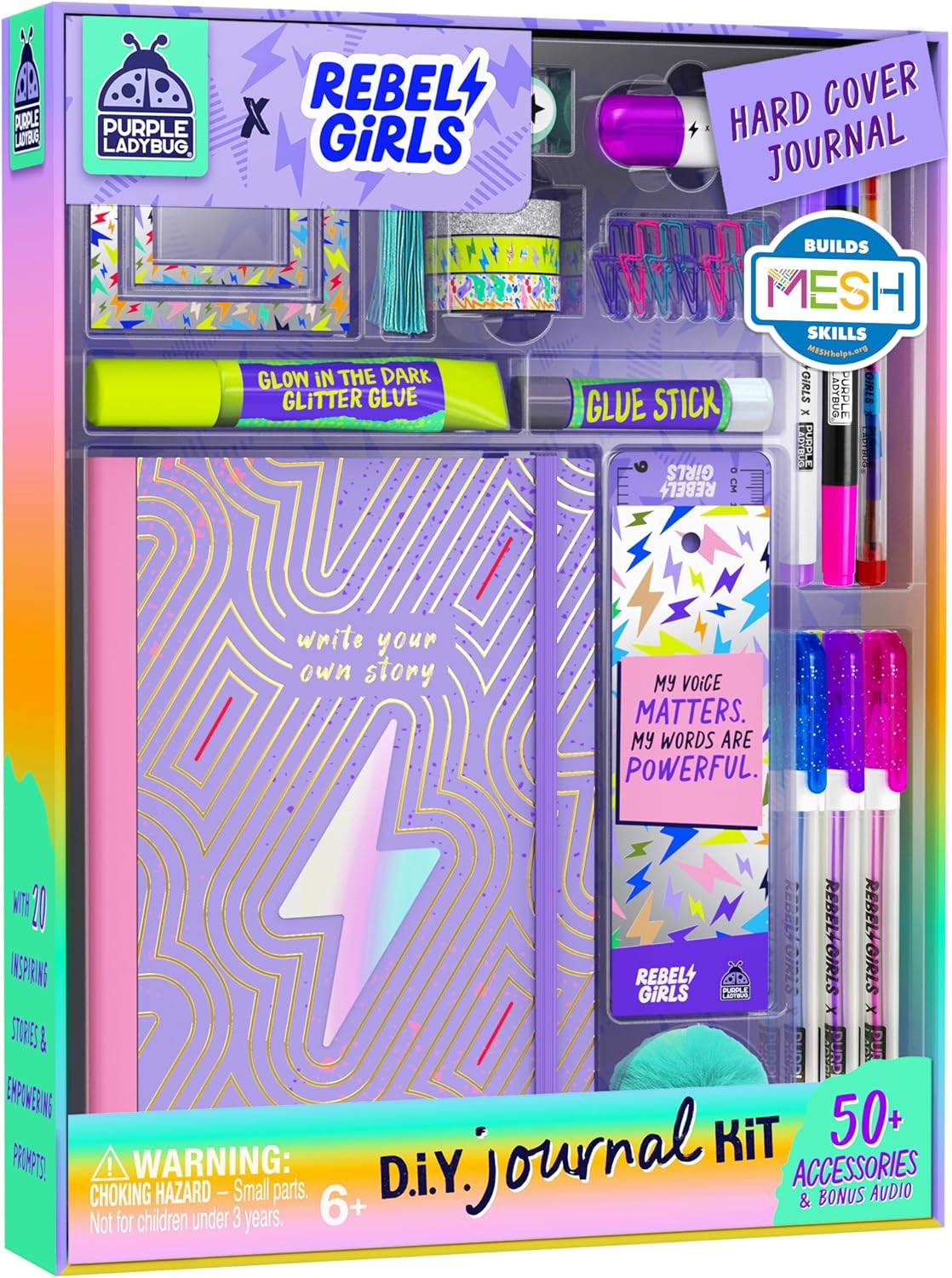 Detalle de Rebel Girls DIY Journal Kit journaling kit for ages 8-12