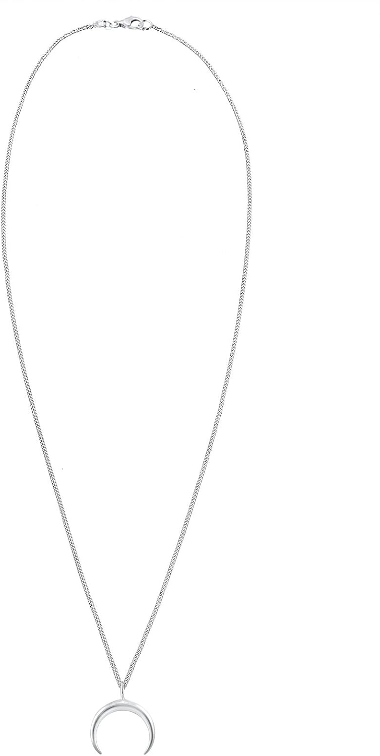 Thumbnail 2 de Collana Elli Mezza Luna in filigrana con ciondolo in argento sterling 925, lunghezza 45 cm