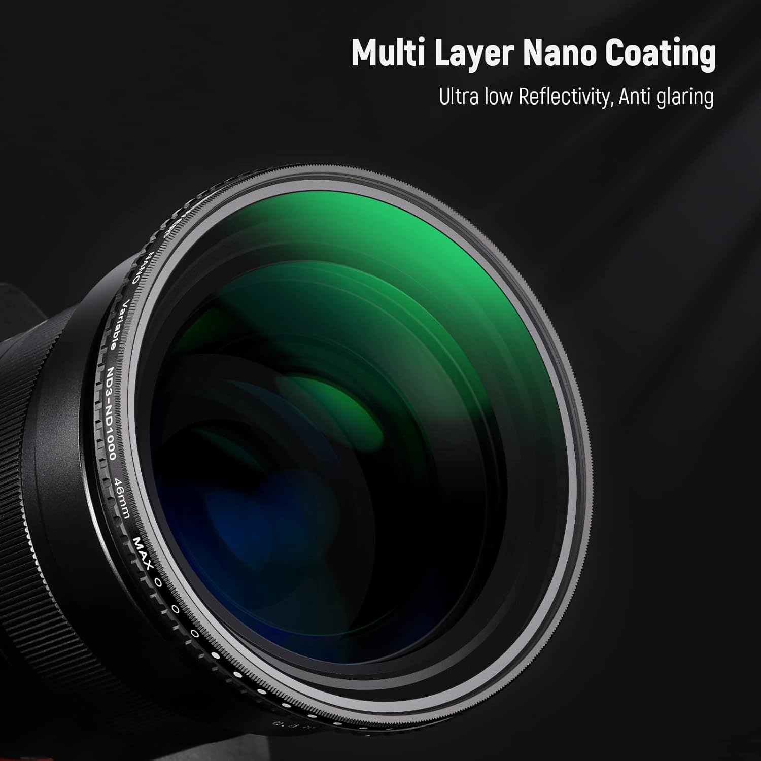 Detalle 2 de NEEWER 46mm Variable ND Filter ND3-ND1000: Practical review for UK shooters
