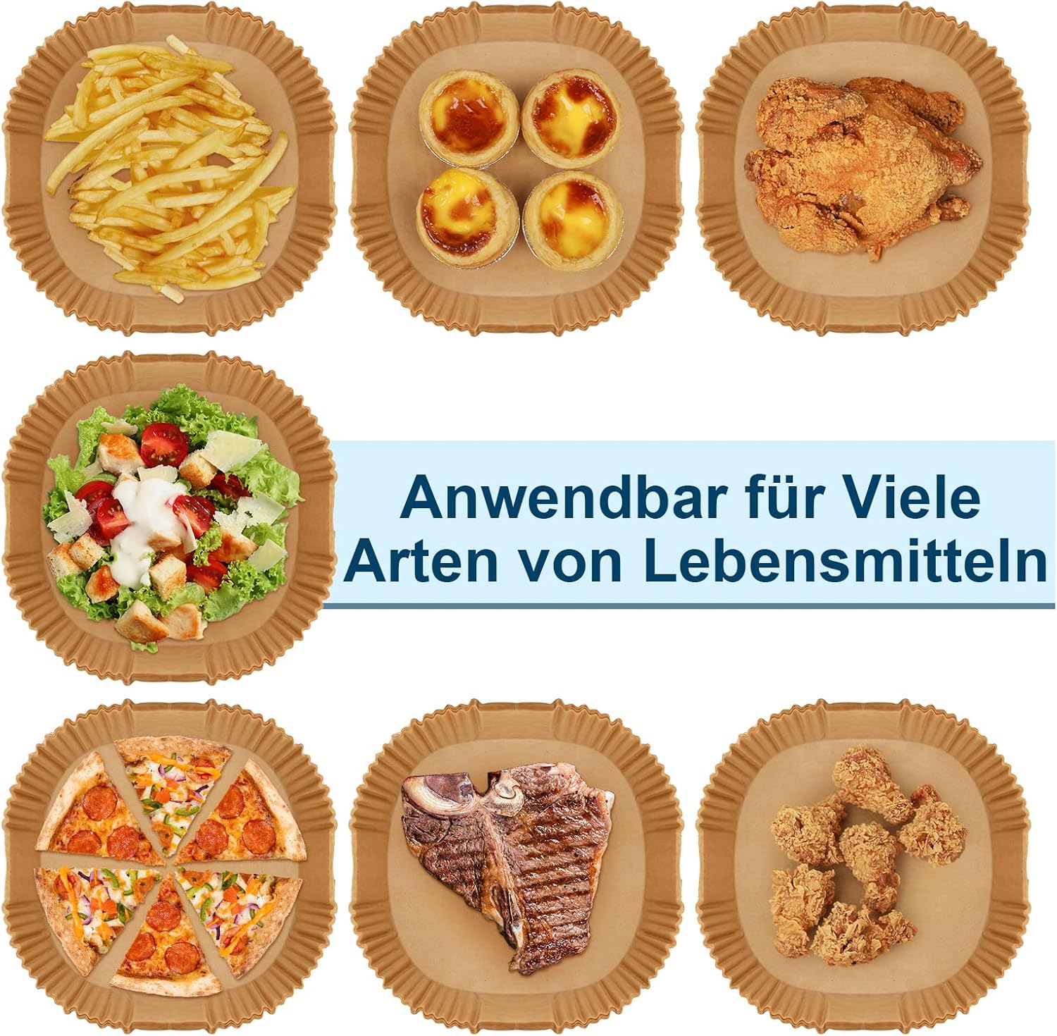 Thumbnail 5 de Stone TH Backpapier 20–24 cm für Airfryer (100 Stück) 🧾