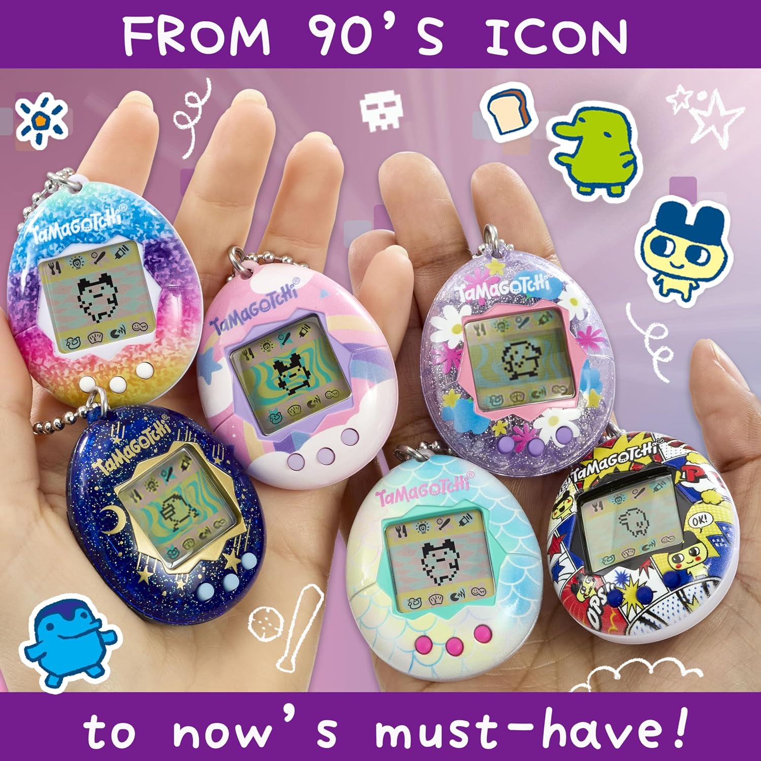 Thumbnail 6 de Tamagotchi Candy Swirl Shell Original