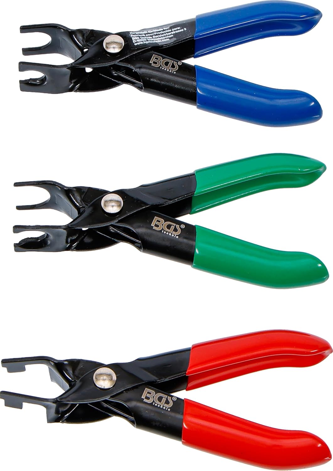BGS 8012 pinze per tubo carburante (set da 3 pezzi)