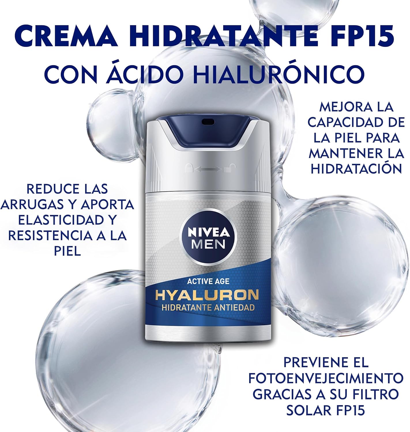 Detalle de Nivea 63296 Crema Antirughe – crema giorno con SPF30, 50 ml