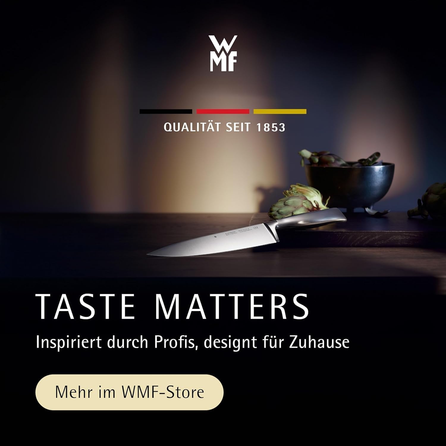 Thumbnail 6 de WMF Touch Messerset 2-teilig – scharfes Küchenmesser-Set aus Spezialklingenstahl, antihaftbeschichtet, roter Griff