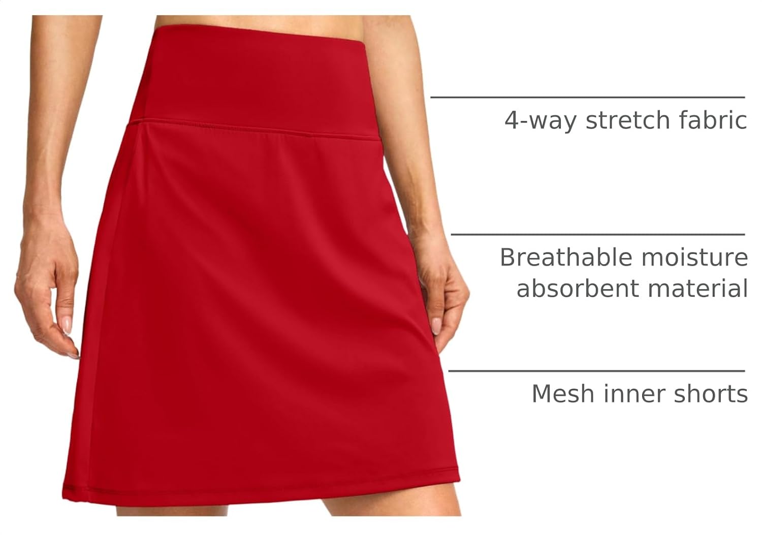 Detalle 2 de G Gradual Women's Skort, 19-Inch