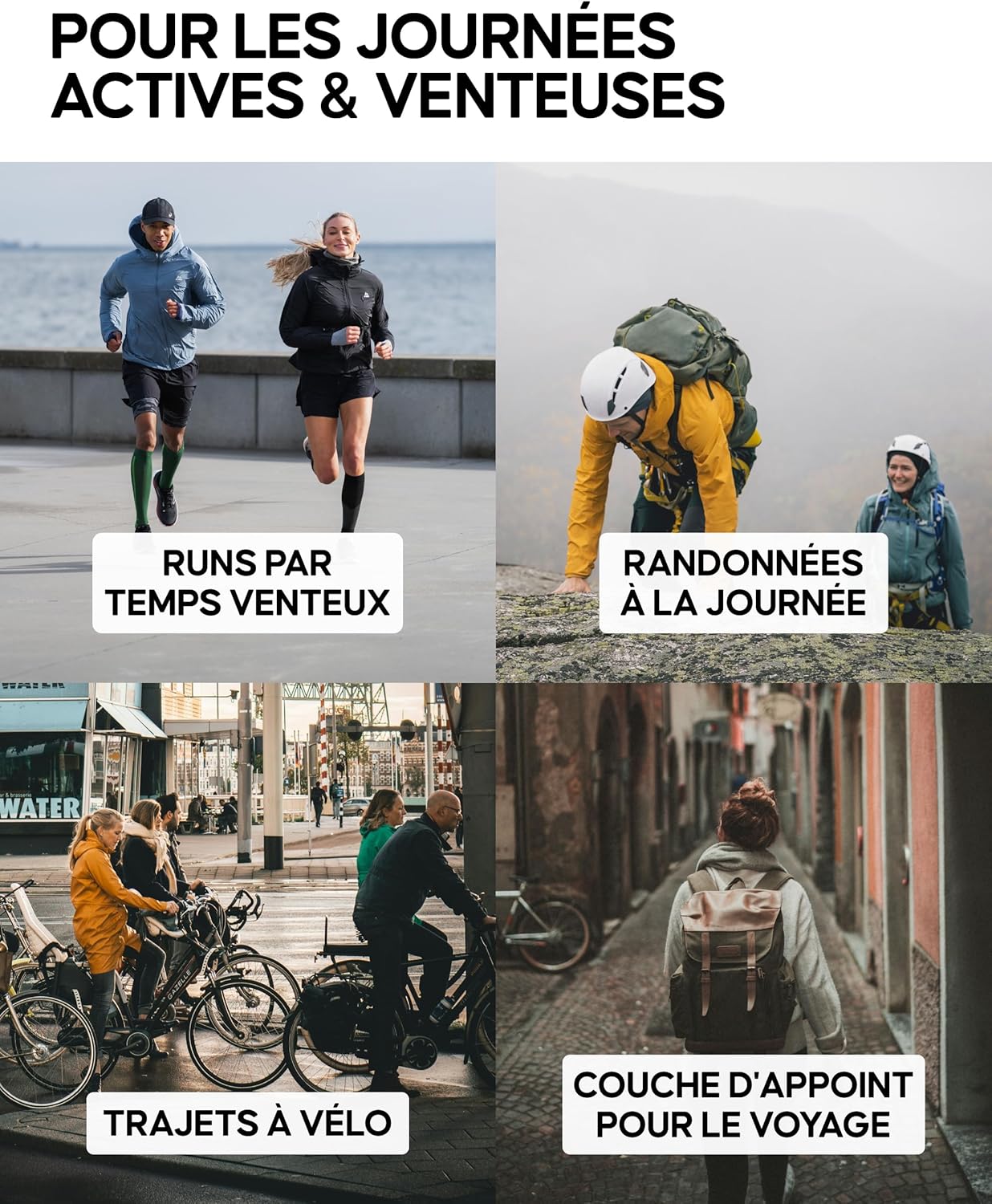 Thumbnail 3 de DANISH ENDURANCE Veste de running réfléchissante légère et respirante pour femme