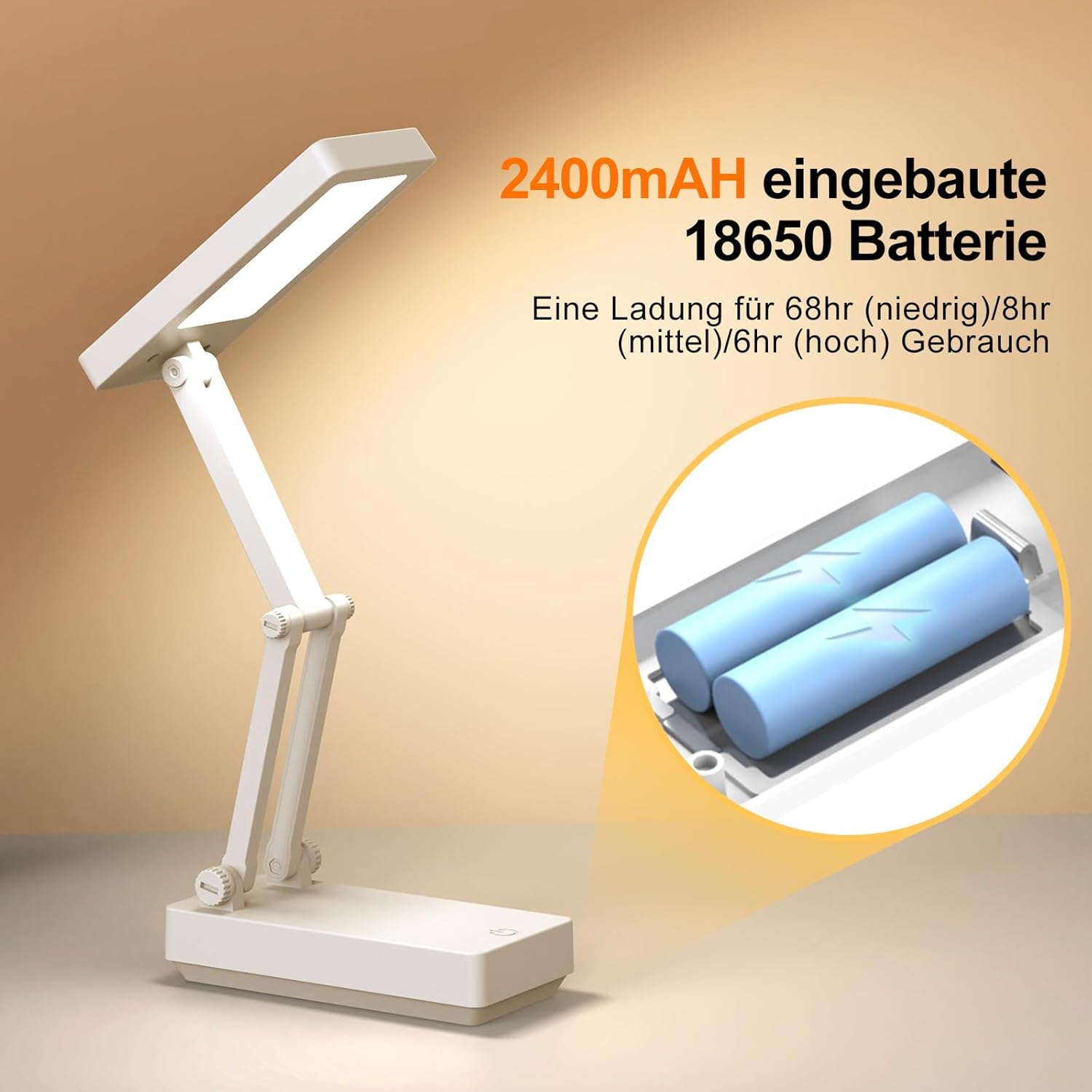Thumbnail 6 de Suright LED Tischlampe Kabellos 2400 mAh