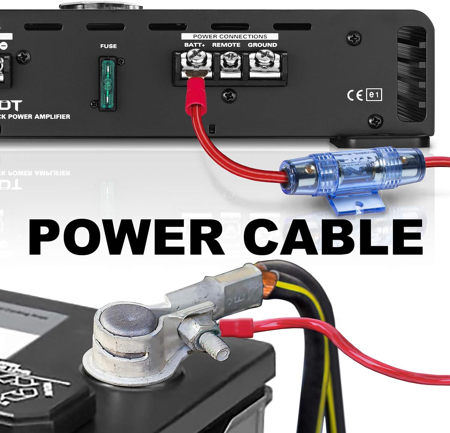 Thumbnail 1 de BOSS KIT2 8-Gauge Amplifier Wiring