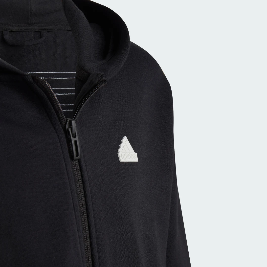 Thumbnail 2 de Chaqueta con capucha Future Icons 3 bandas de Adidas