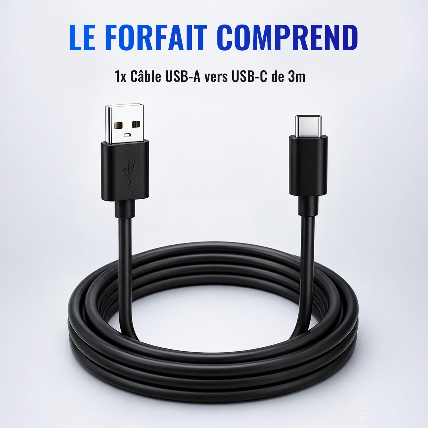 Thumbnail 6 de Tolesum Câble USB-C 3m (USB-A vers USB-C) pour manettes PS5, Xbox Series X/S et Switch Pro