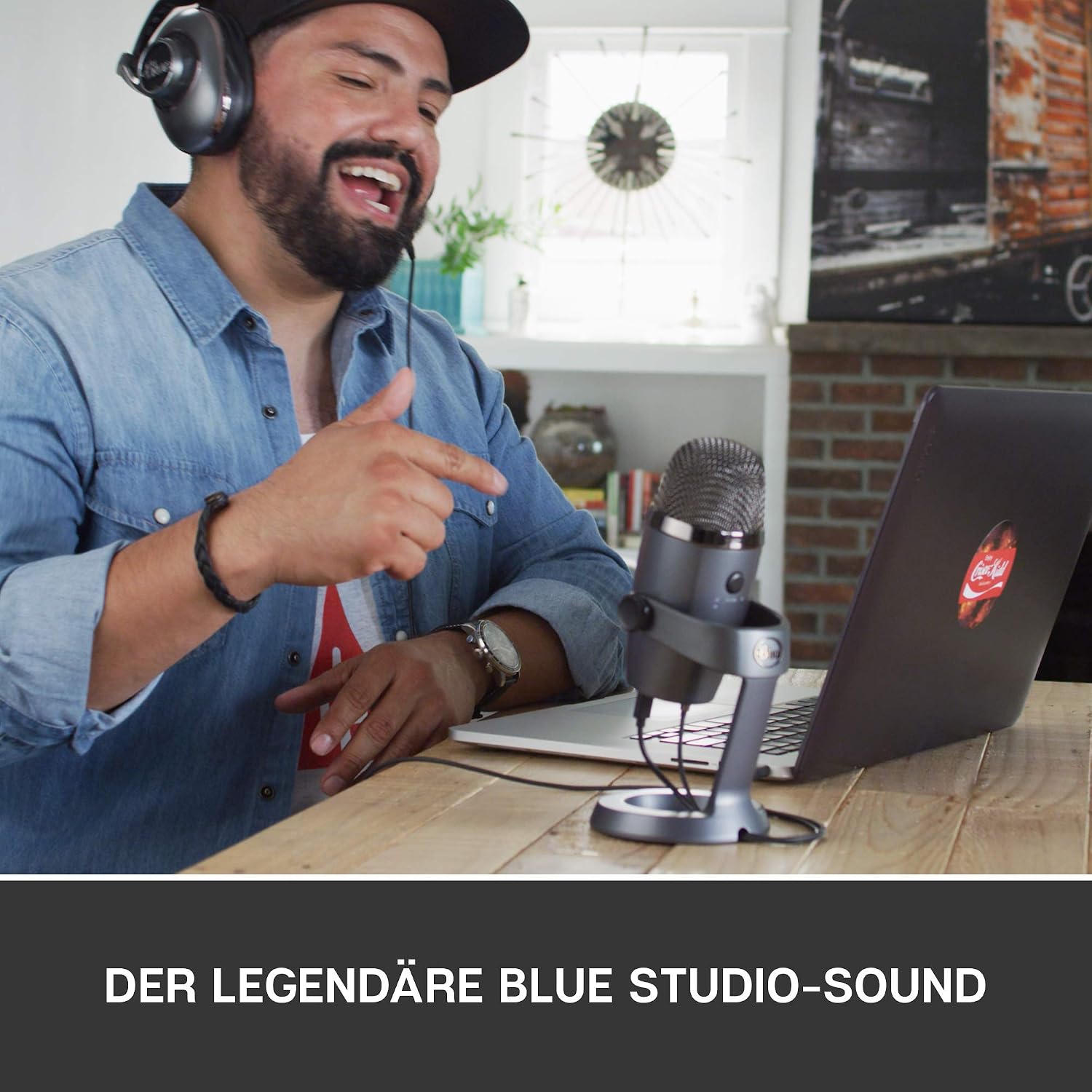 Detalle 2 de Blue Yeti Nano Premium USB-Mikrofon für Aufnahmen, Streaming, Gaming & Podcasting (Nieren- und Kugelcharakteristik) – Grau