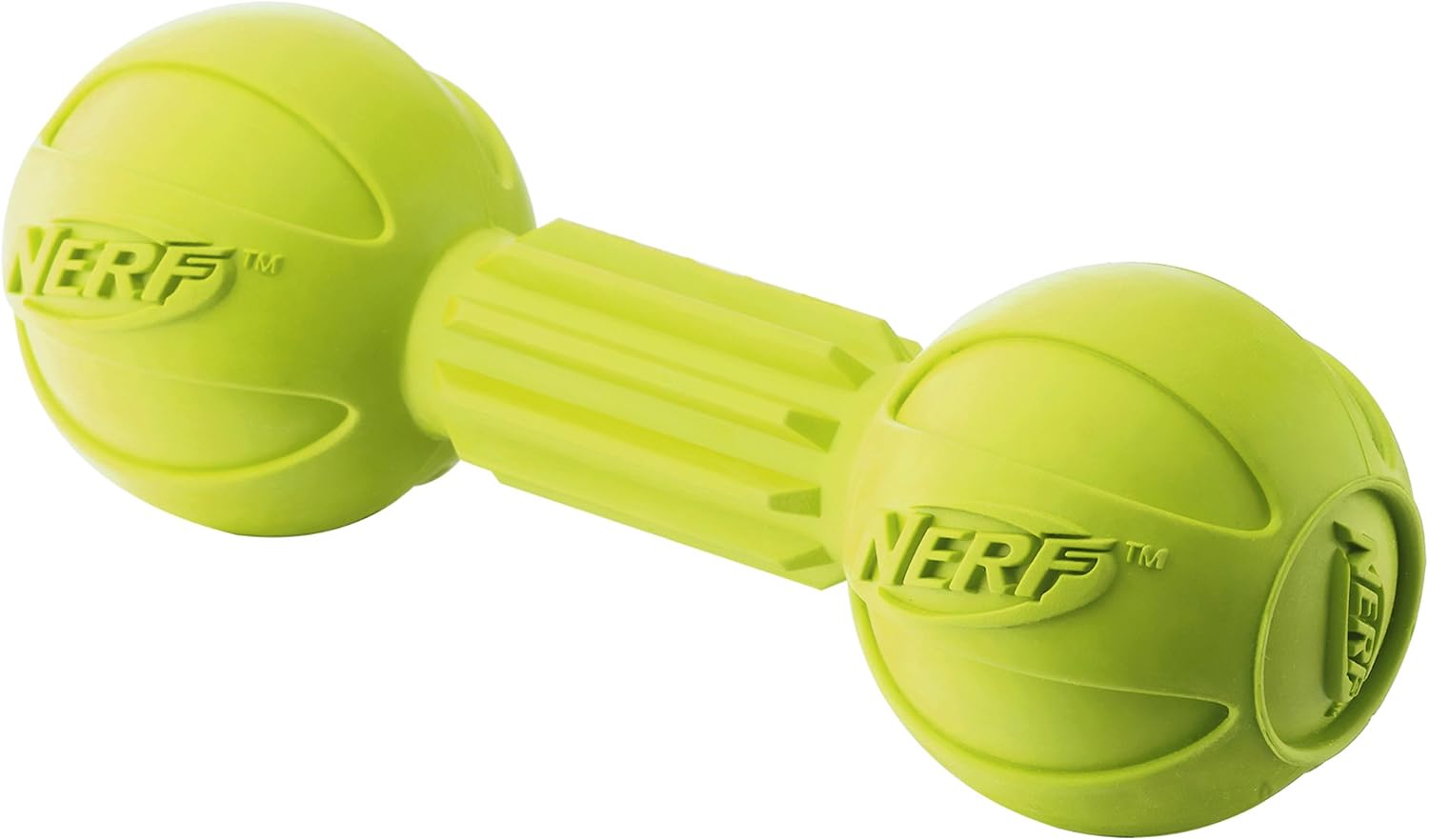 Detalle de Nerf jouet à mâcher pour chien en forme d’haltère – Taille M