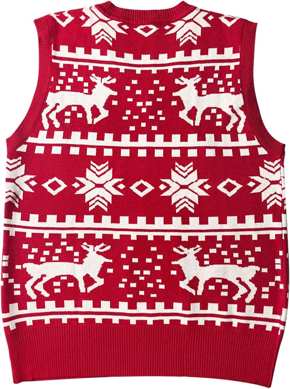 Thumbnail 5 de KUYIGO men’s sleeveless V-neck knitted waistcoat sweater vest (classic business style)