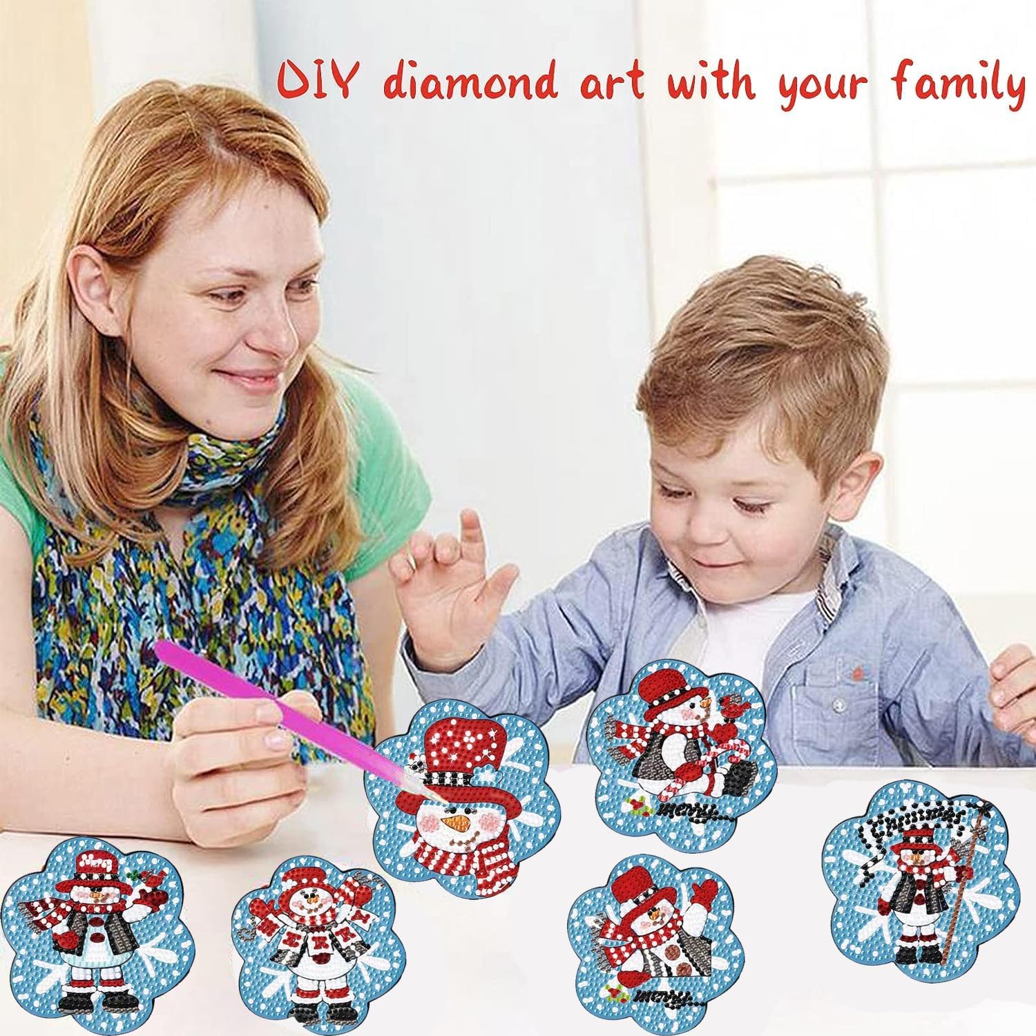 Thumbnail 6 de Diamond Art Coaster Kit, 4x4in