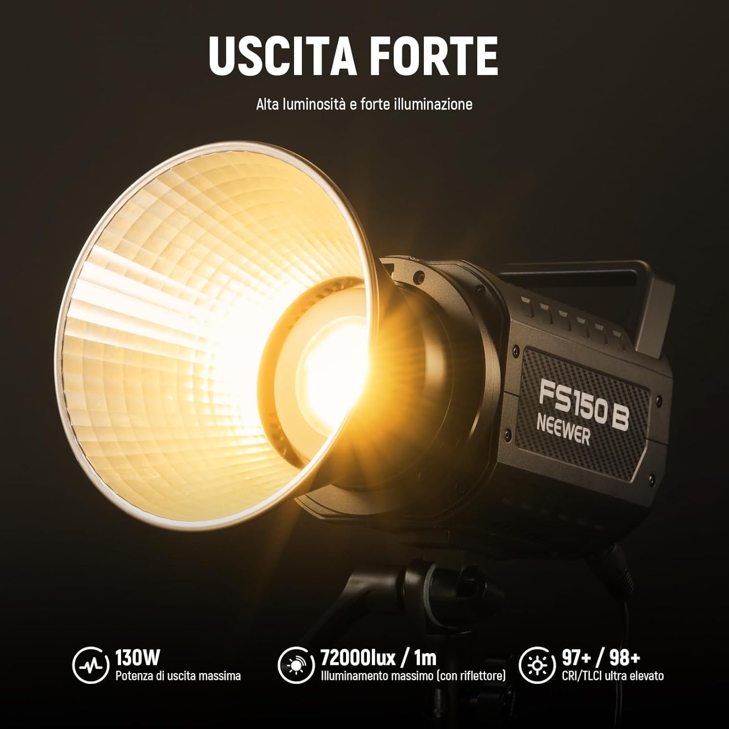 Detalle 2 de NEEWER FS150B Luce LED bicolore 130W