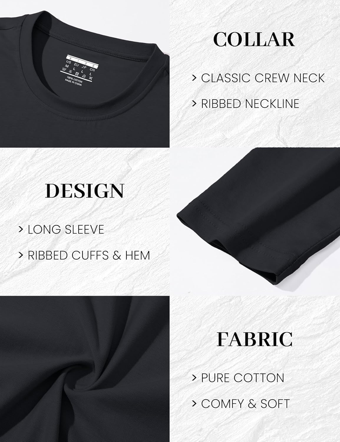 Thumbnail 5 de MAGCOMSEN Felpa uomo con girocollo e cotone: crew neck plain