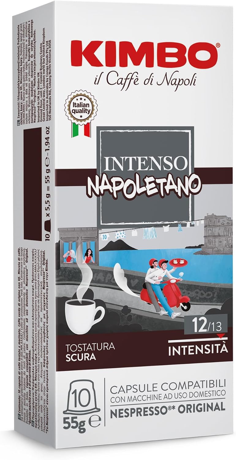 Thumbnail 6 de Kimbo Spacca Napoli – Caffè compatibile Nespresso Original, miscela equilibrata e corposa (Intensità 10/13) – 100 capsule