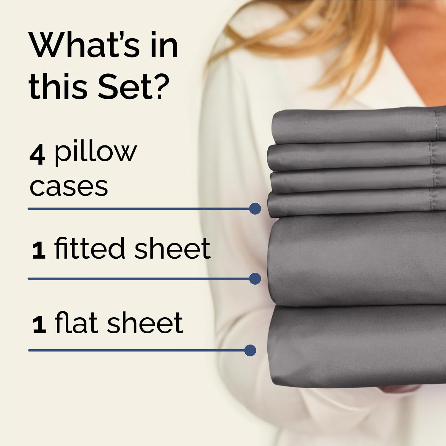 Thumbnail 1 de King 6 Piece Sheet Set cooling sheets