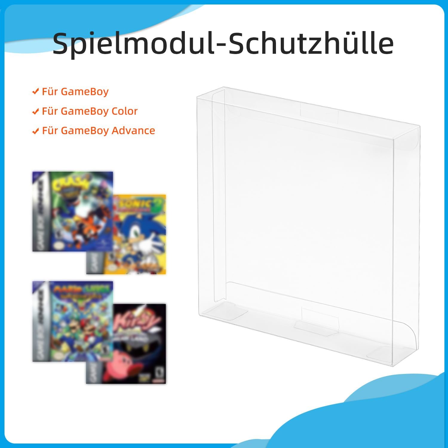 Thumbnail 1 de Mcbazel Spielhüllen für Game Boy 10er Set