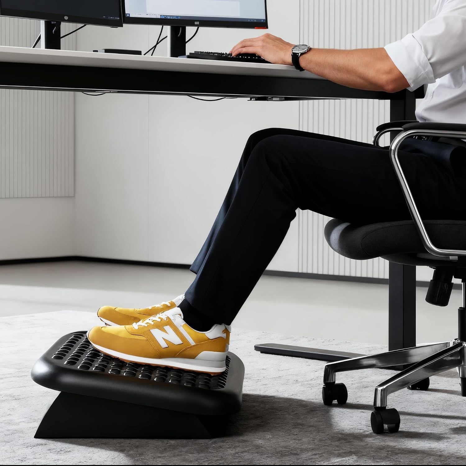 Thumbnail 3 de NGS FOOTNEST, Reposapiés Ergonómico Regulable, Oficina🦶
