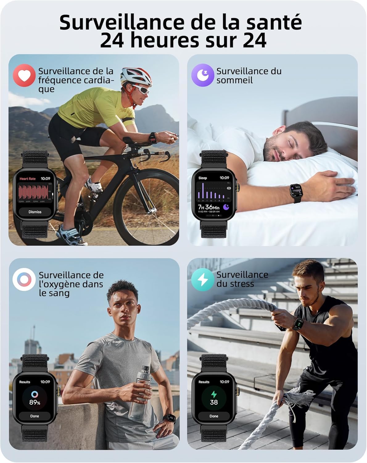 Thumbnail 3 de Parsonver Montre connectée 1,85"