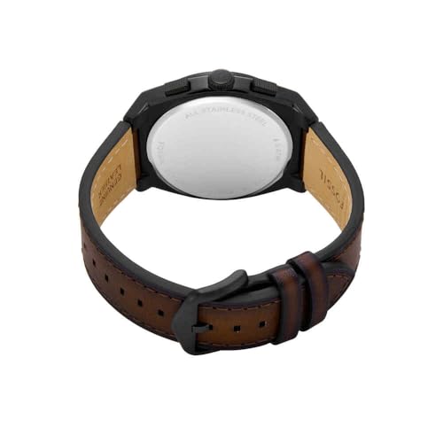 Thumbnail 5 de Fossil Everett FS6108 Review: 44mm Brown Leather Chronograph Watch