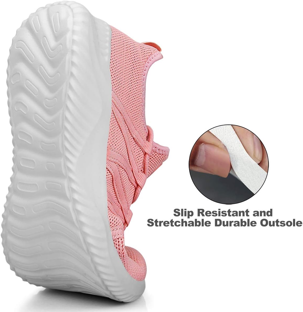 Detalle 1 de Feethit Women's Slip-On Sneakers with Mesh Upper