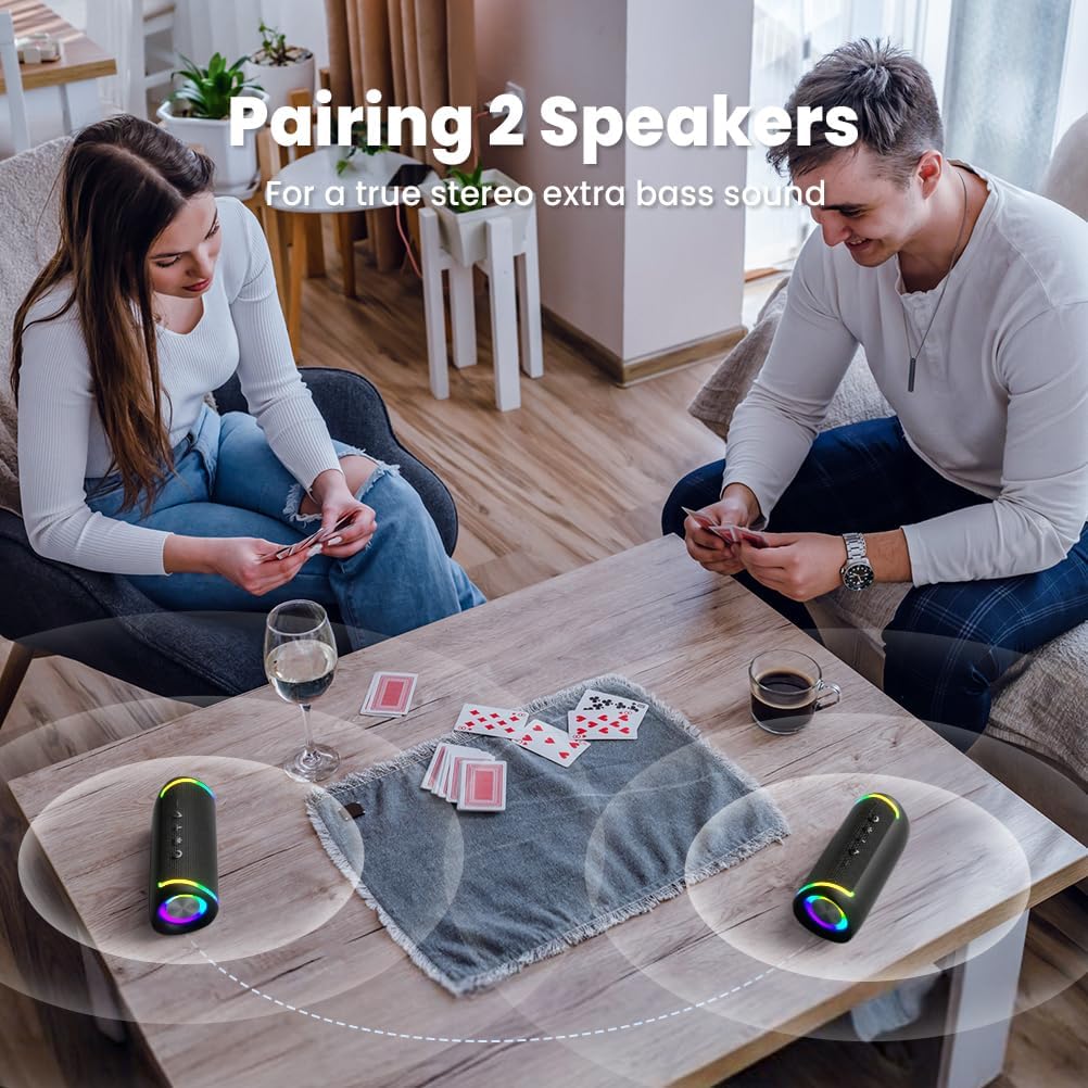 Thumbnail 2 de RIENOK 30W Bluetooth portable waterproof speaker