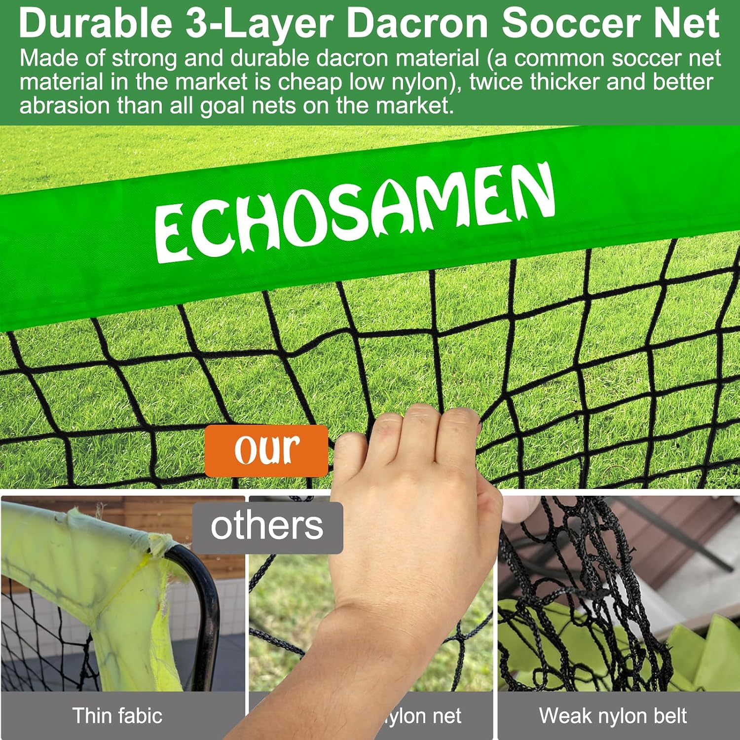 Detalle de Kids Soccer Goals 6 x 4 ft Set