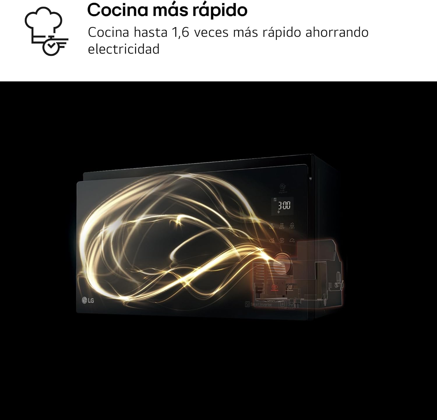 Detalle 1 de LG MH6535GDH microondas 25 litros 1000 W