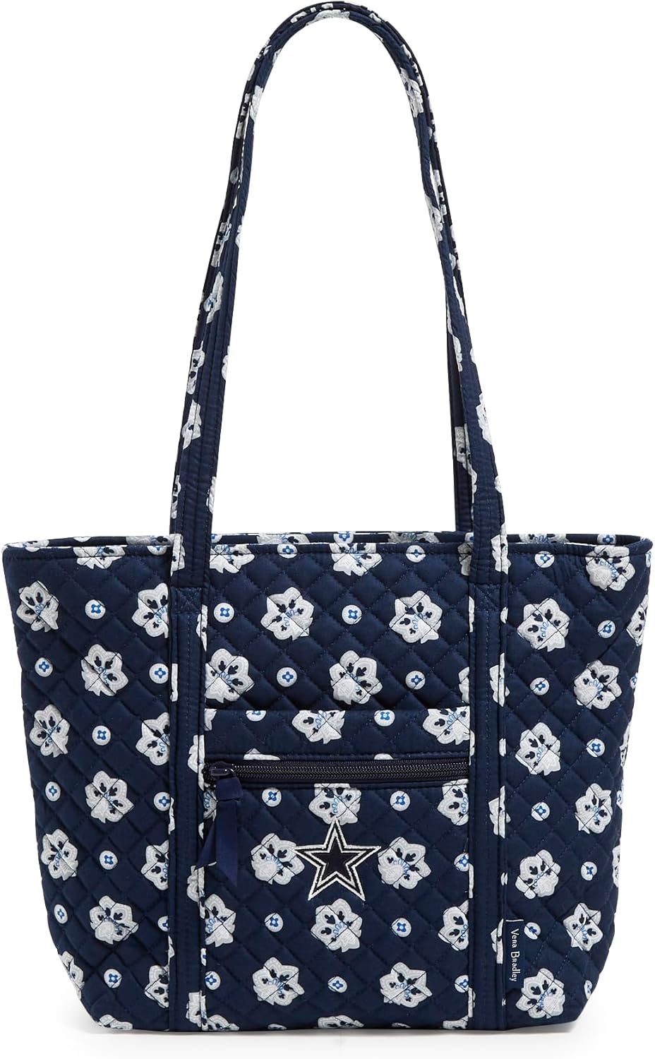Detalle 2 de Vera Bradley Women’s Cotton NFL Small Vera Tote Bag (Team Spirit Edition) – Green Bay/Yellow Bandana, One Size