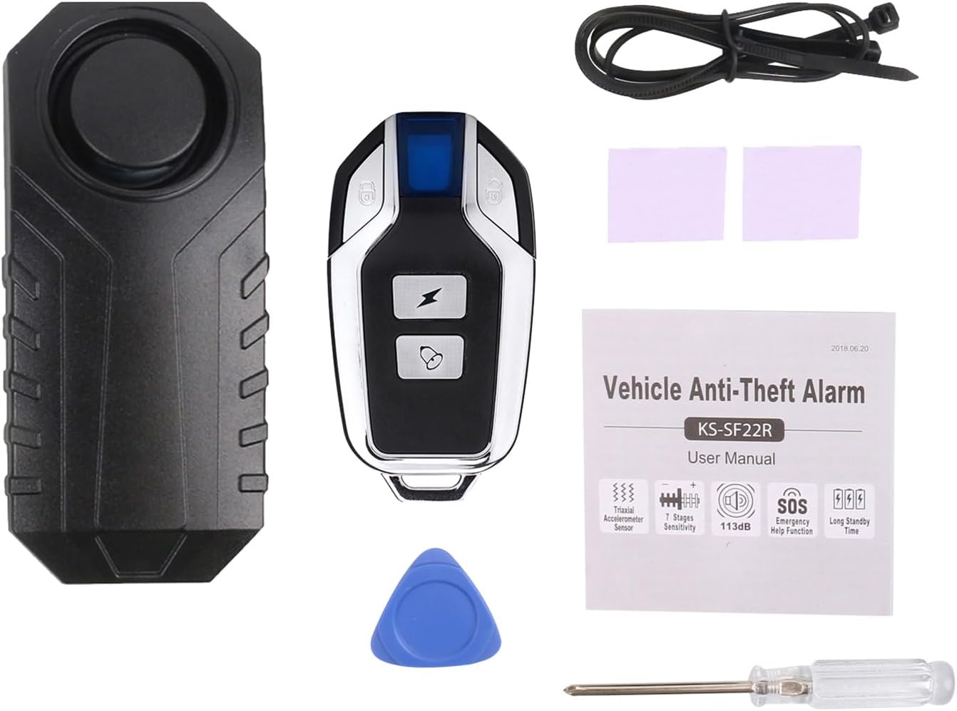 Thumbnail 6 de Meichoon Bike Alarm 113 dB vibration sensor
