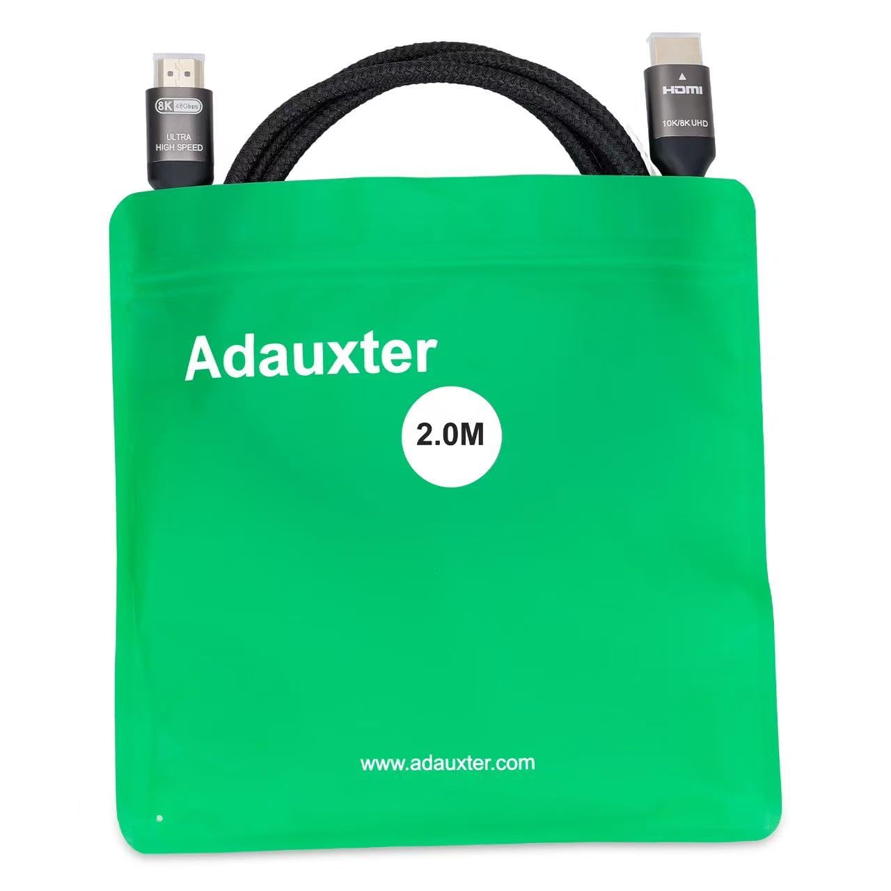 Thumbnail 4 de Adauxter zertifiziertes HDMI 2.1 Kabel (10K/8K, 48 Gbps) 2 m – 4K bis 240 Hz, eARC & HDR10+