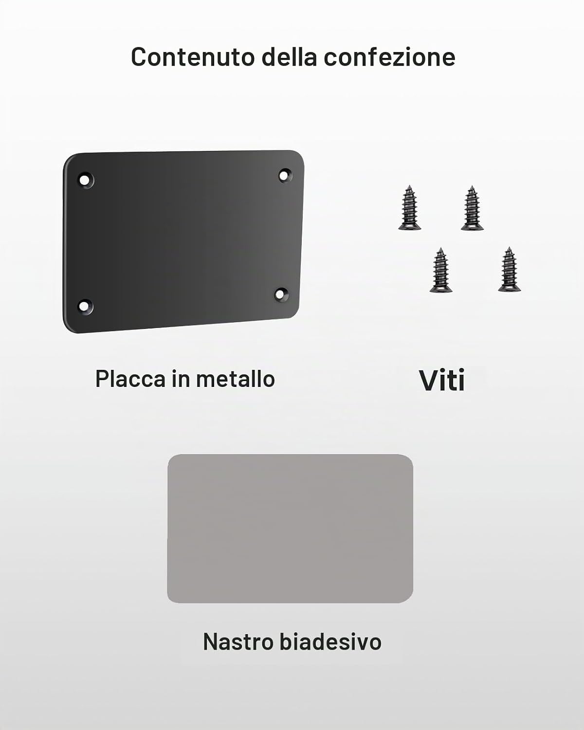 Thumbnail 6 de Piastra metallica magnetica per telecamera posteriore – 11,6 × 8 cm, per roulotte e veicoli in plastica o fibra di vetro