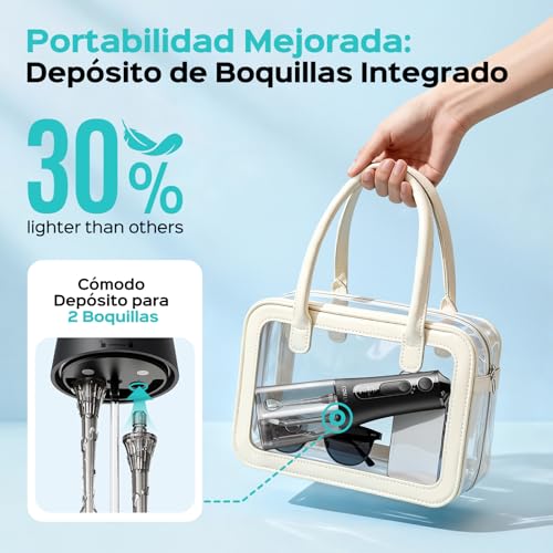 Thumbnail 5 de COSLUS C51 irrigador dental bucal portátil inalámbrico con 3 modos, 18 niveles y depósito de 300 ml (IPX7)