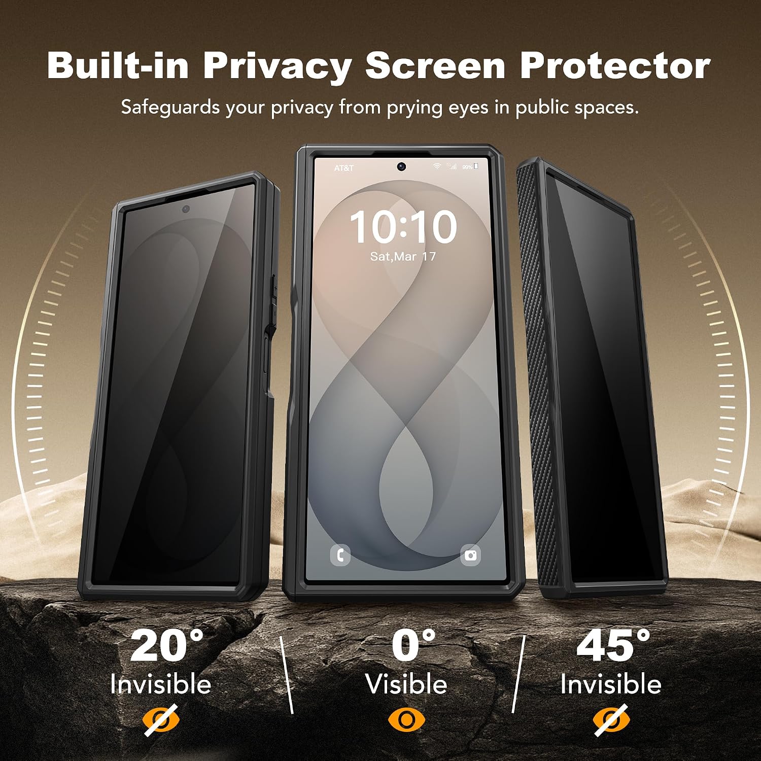Detalle de TONGATE Galaxy Z Fold 8 Ultra case with belt clip