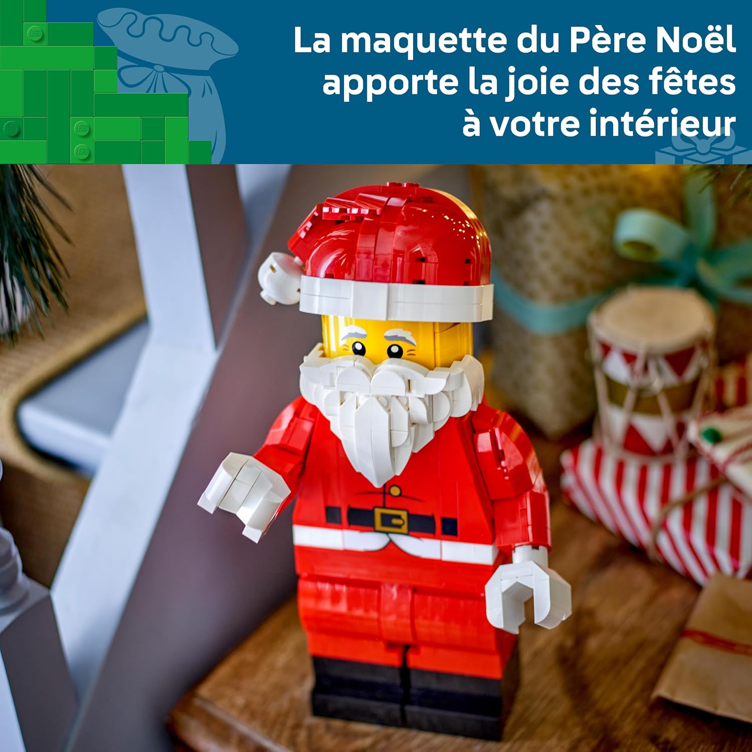 Thumbnail 3 de LEGO 40820 grote Kerstman-minifiguur, bouwset met 761 onderdelen