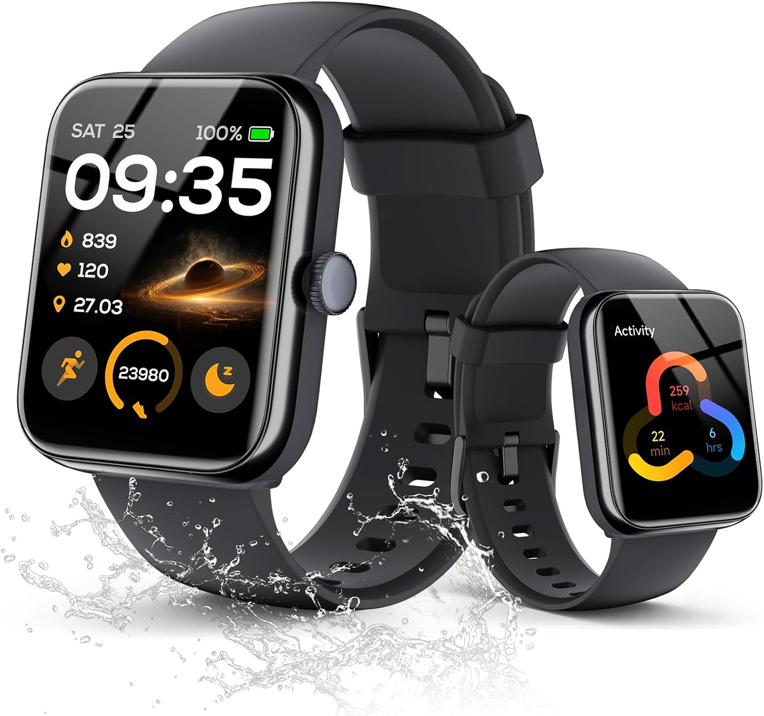 Detalle de uaue Reloj Inteligente 3ATM con GPS y 100+ Modos Deportivos – ideal para viajes y entrenamiento
